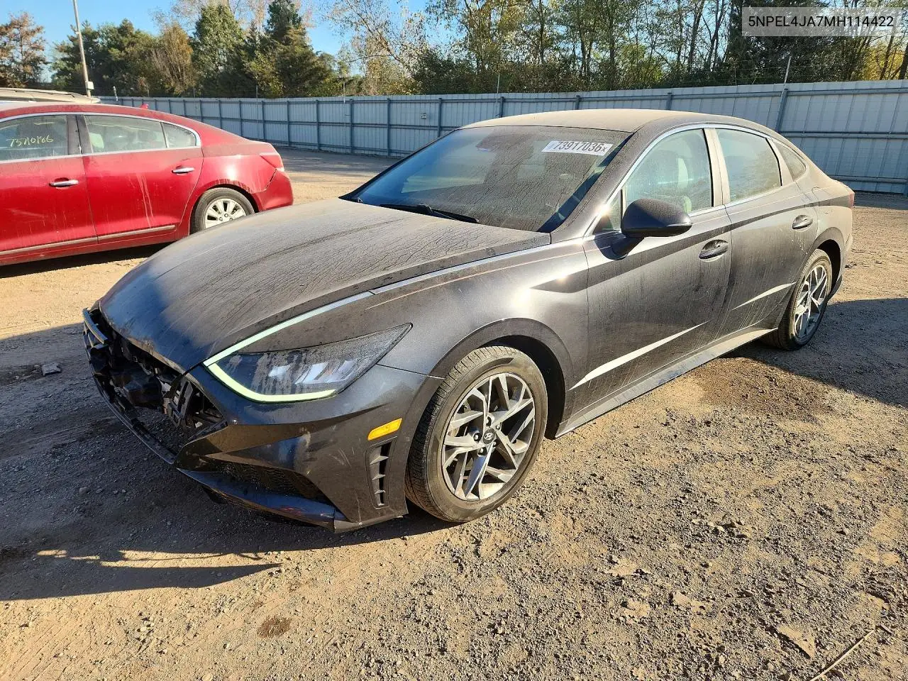 HYUNDAI SONATA 2021, VIN 5NPEL4JA7MH114422