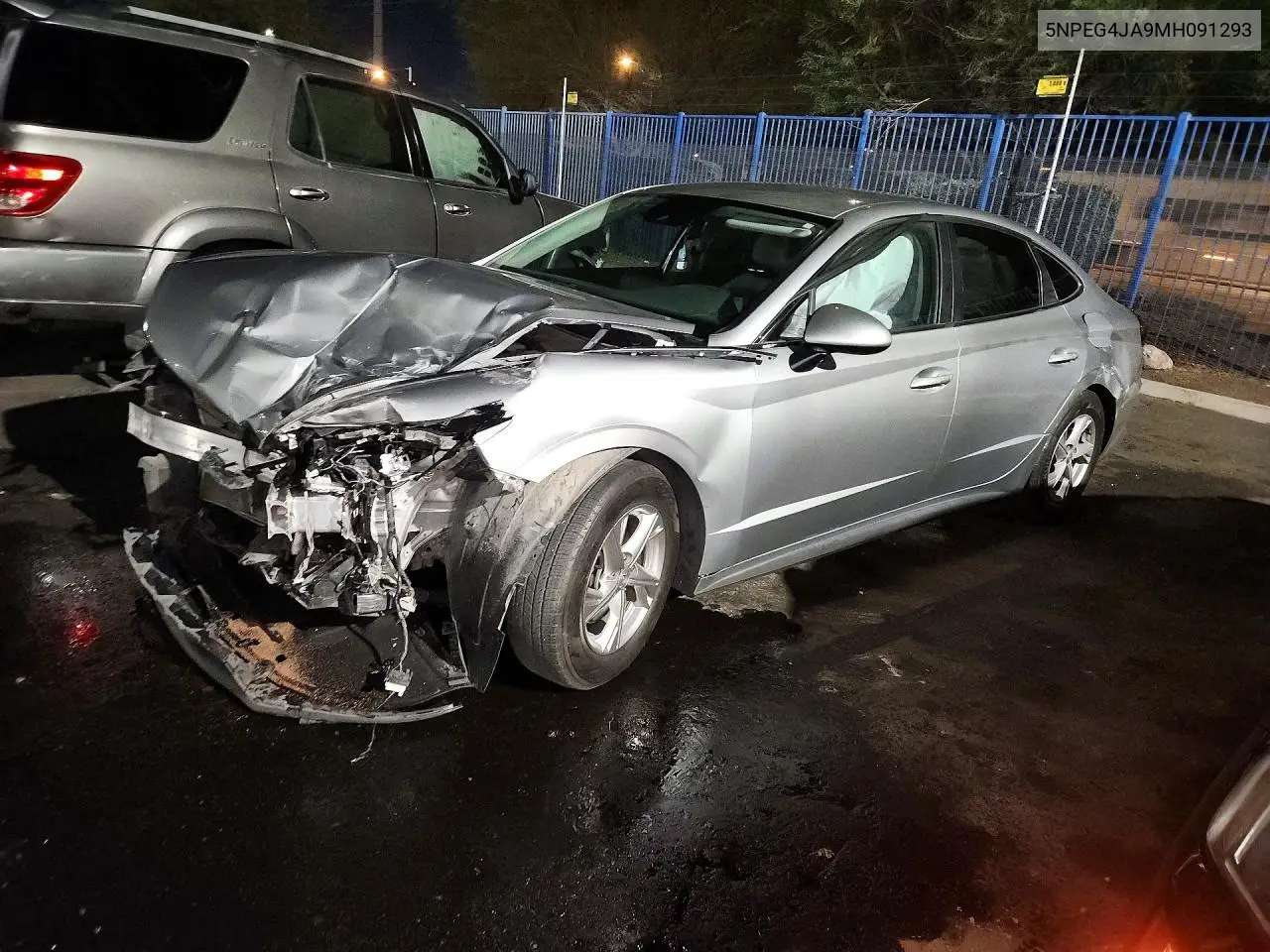 HYUNDAI SONATA 2021, VIN 5NPEG4JA9MH091293