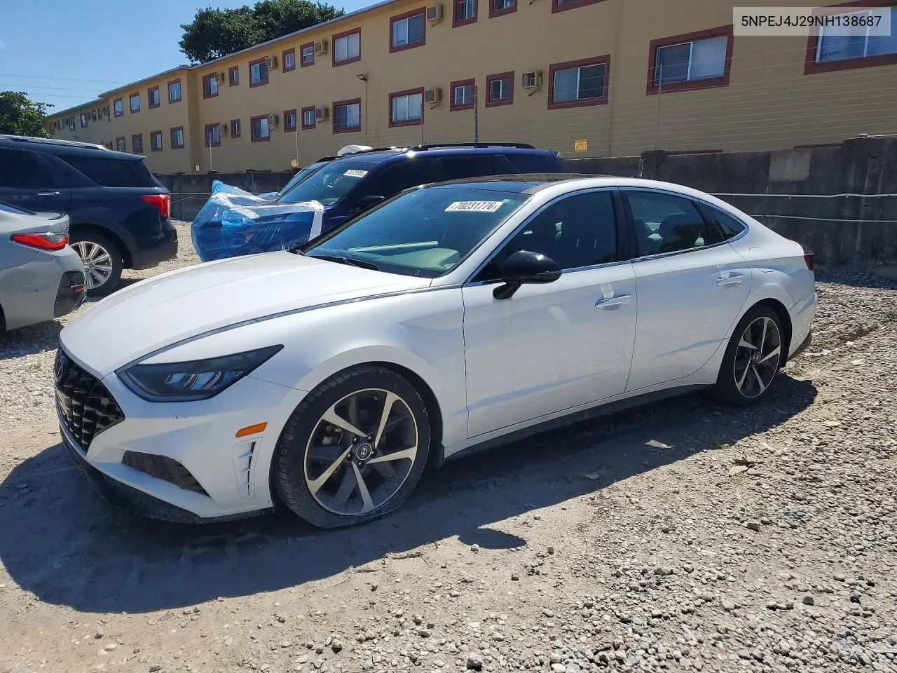HYUNDAI SONATA 2022, VIN 5NPEJ4J29NH138687