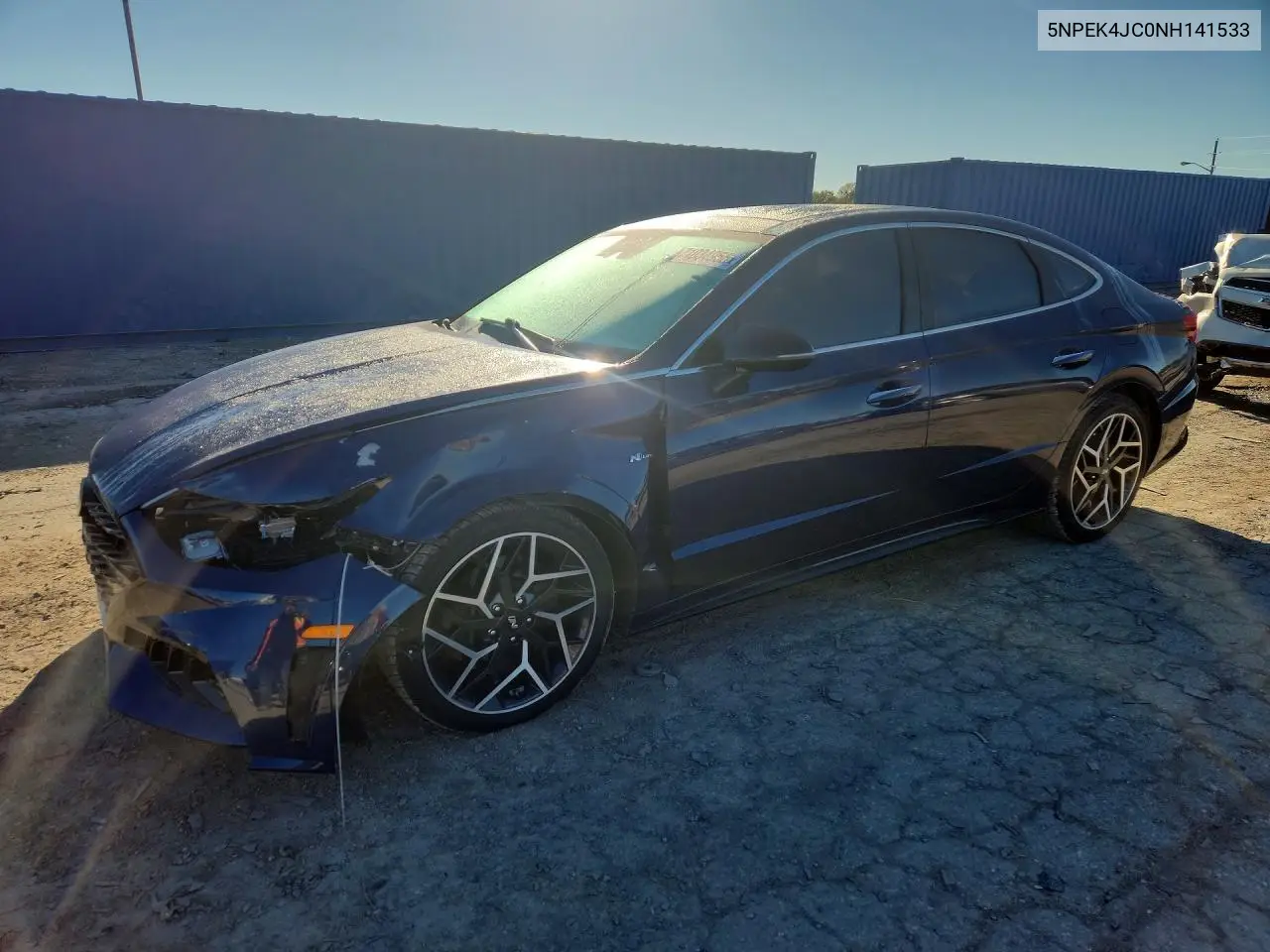 HYUNDAI SONATA 2022, VIN 5NPEK4JC0NH141533
