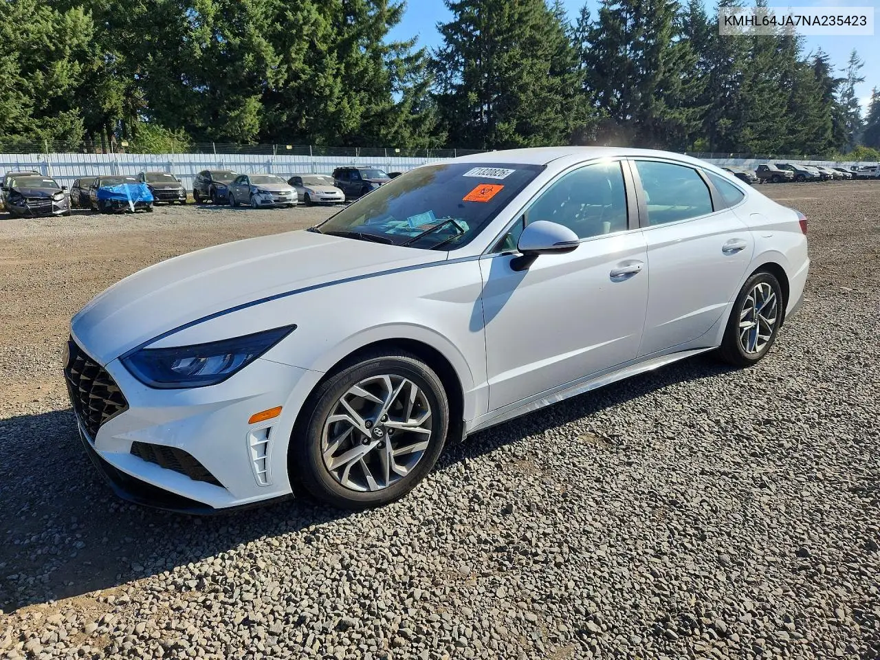 HYUNDAI SONATA 2022, VIN KMHL64JA7NA235423
