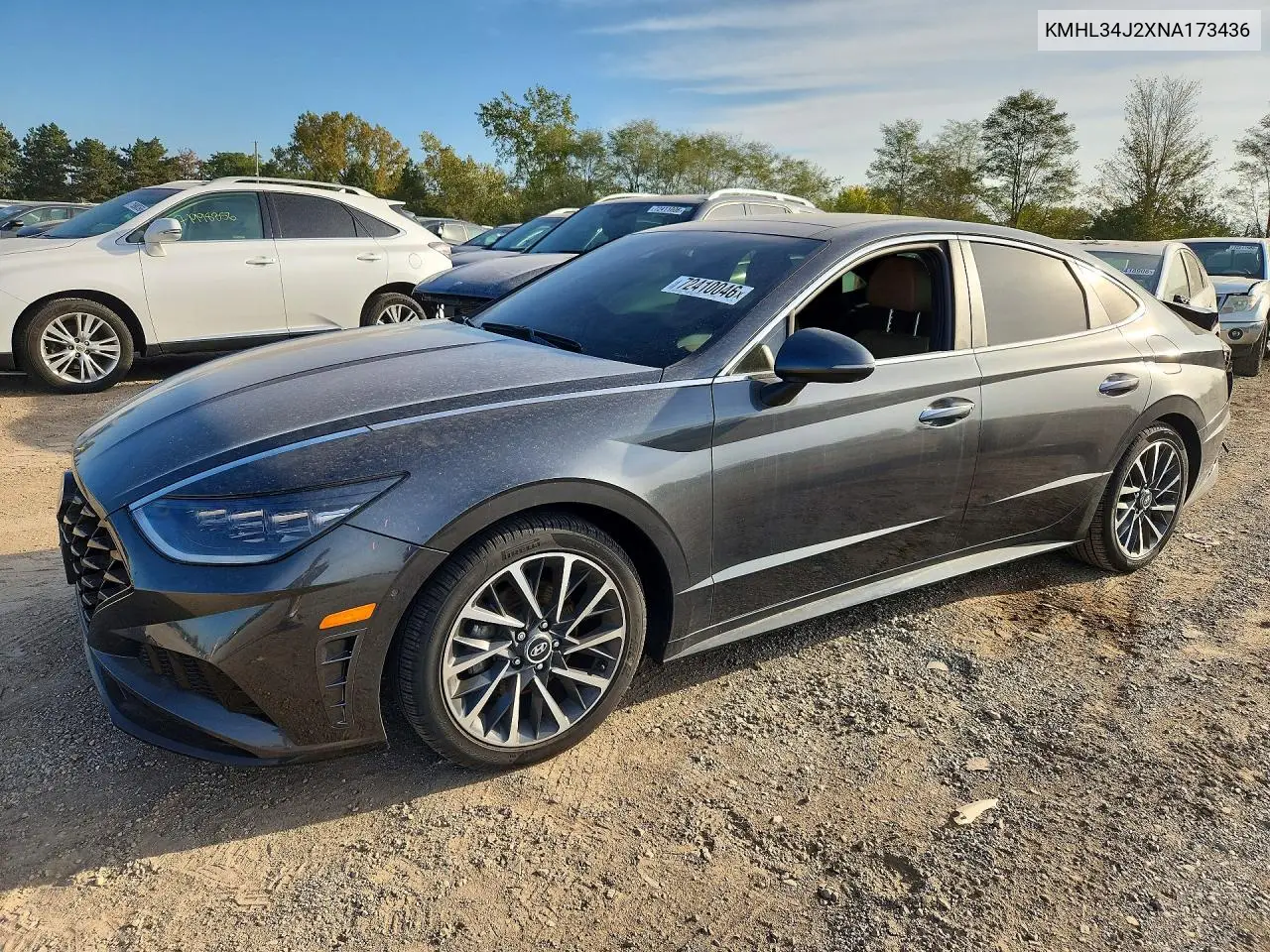 HYUNDAI SONATA 2022, VIN KMHL34J2XNA173436