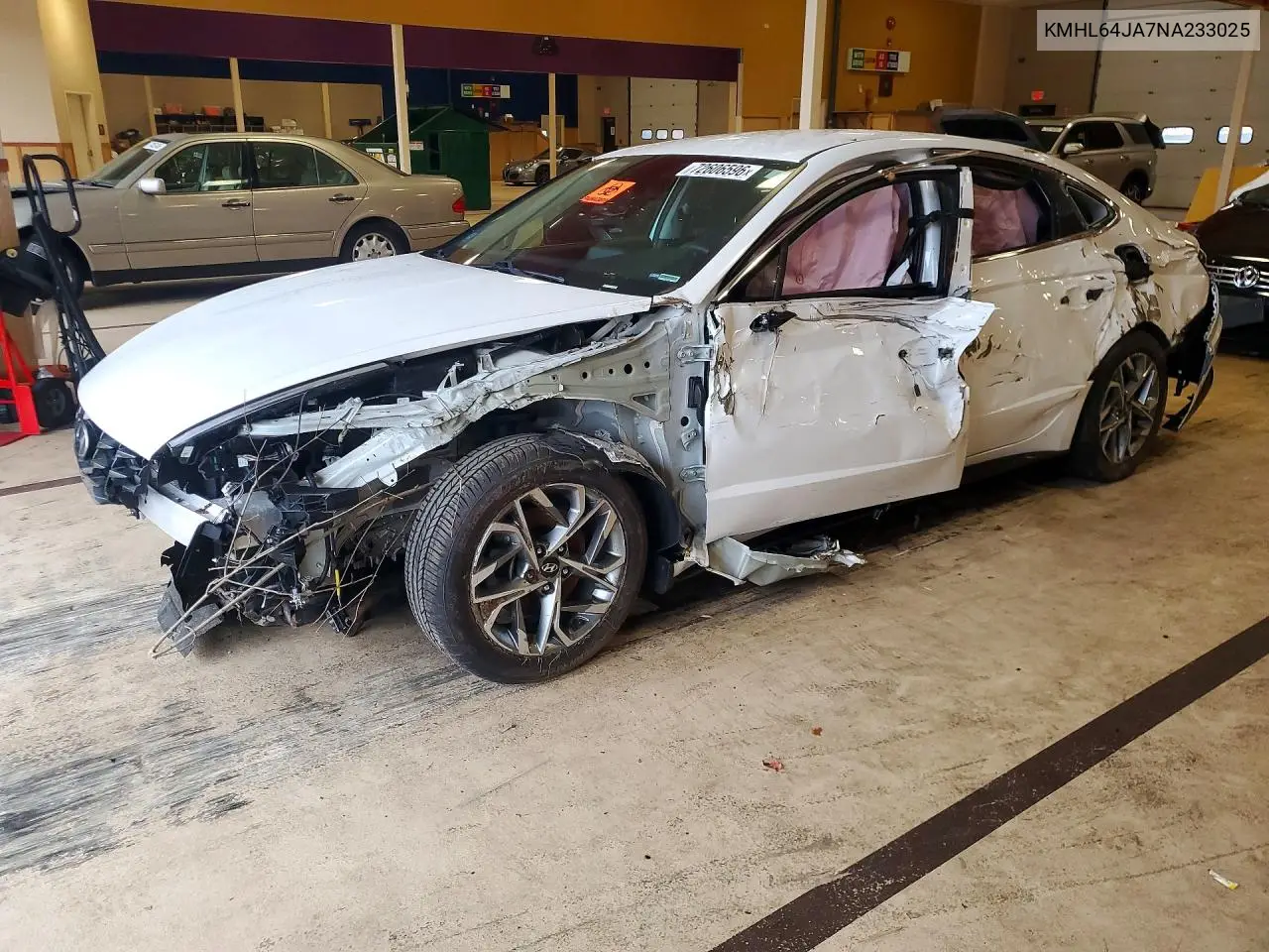 HYUNDAI SONATA 2022, VIN KMHL64JA7NA233025