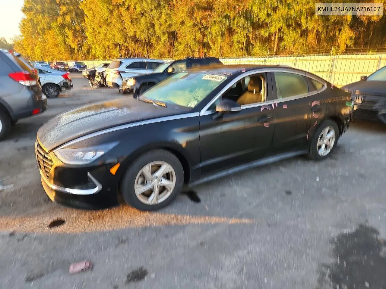 HYUNDAI SONATA 2022, VIN KMHL24JA7NA216107