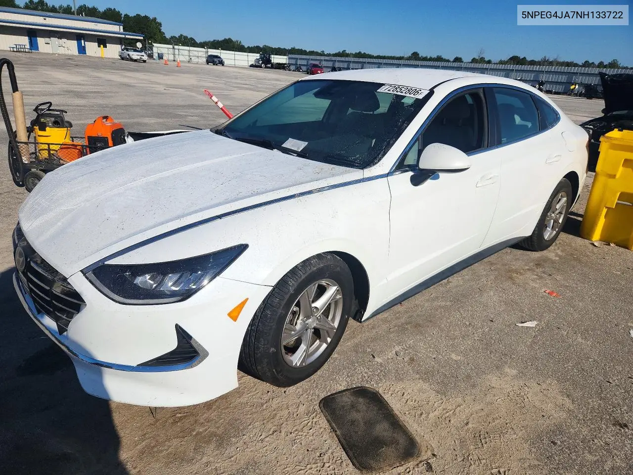 HYUNDAI SONATA 2022, VIN 5NPEG4JA7NH133722