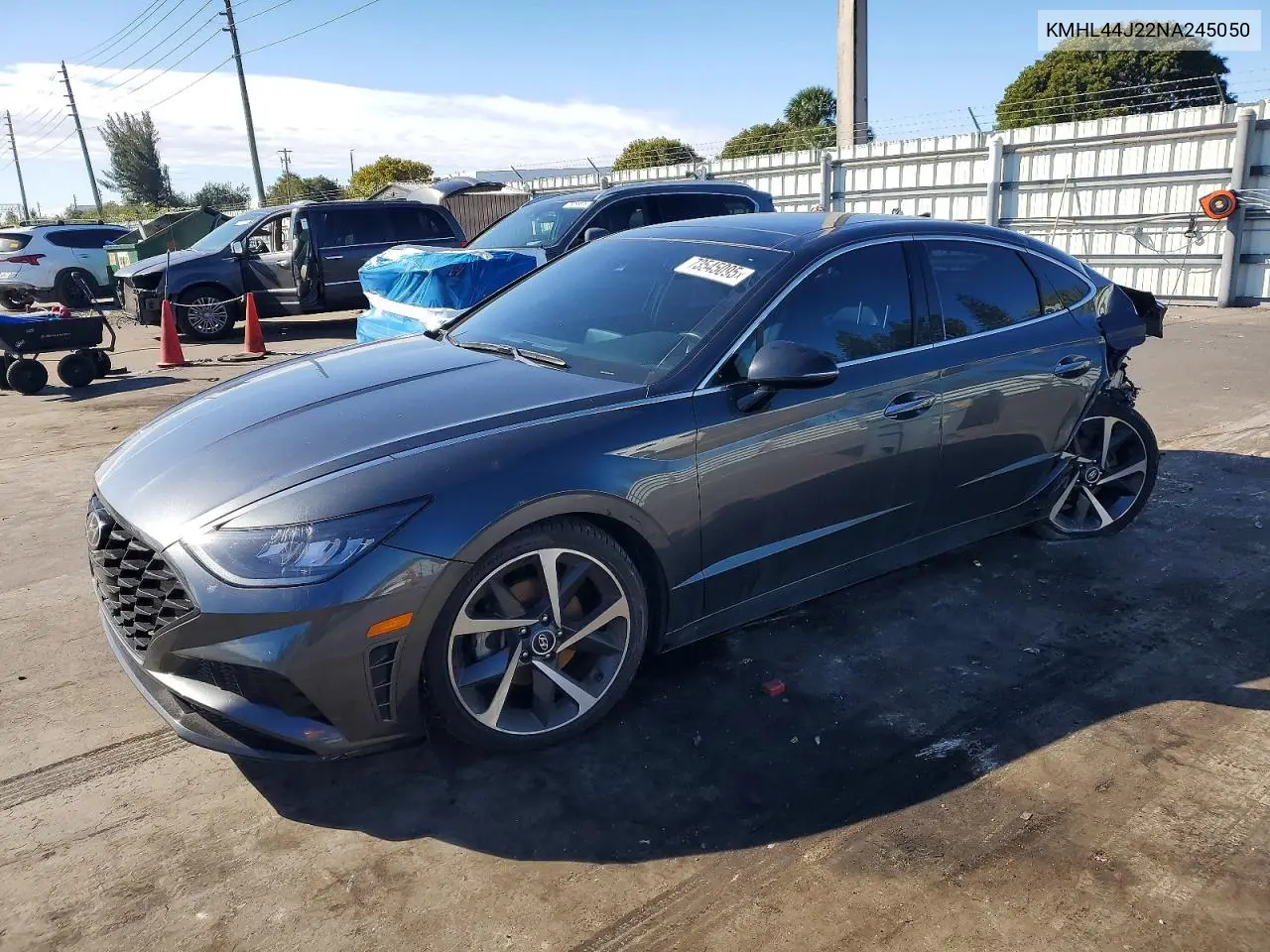 HYUNDAI SONATA 2022, VIN KMHL44J22NA245050