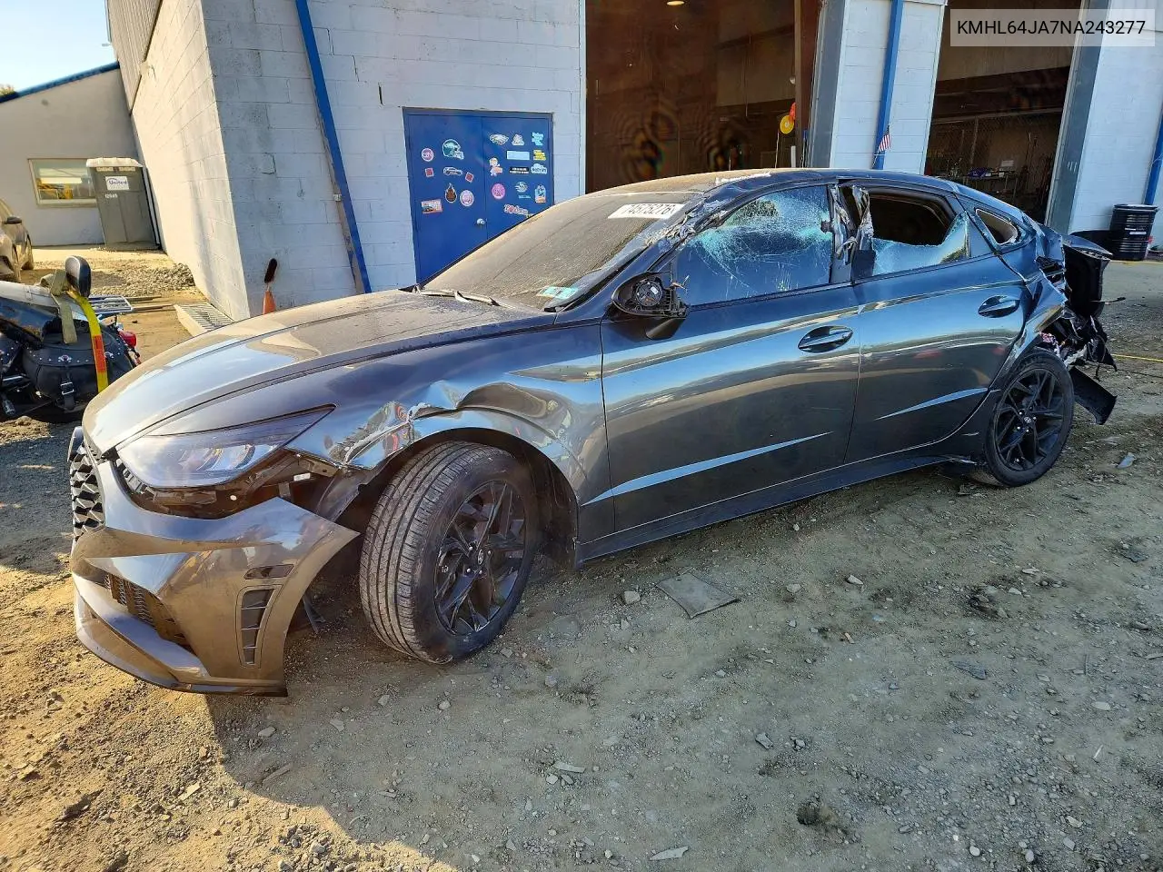 HYUNDAI SONATA 2022, VIN KMHL64JA7NA243277