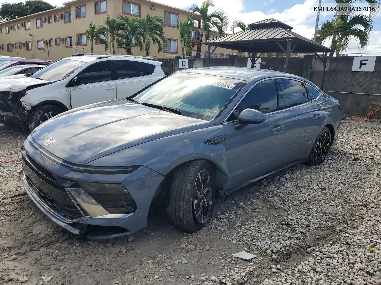 HYUNDAI SONATA 2024, VIN KMHL64JA9RA367816