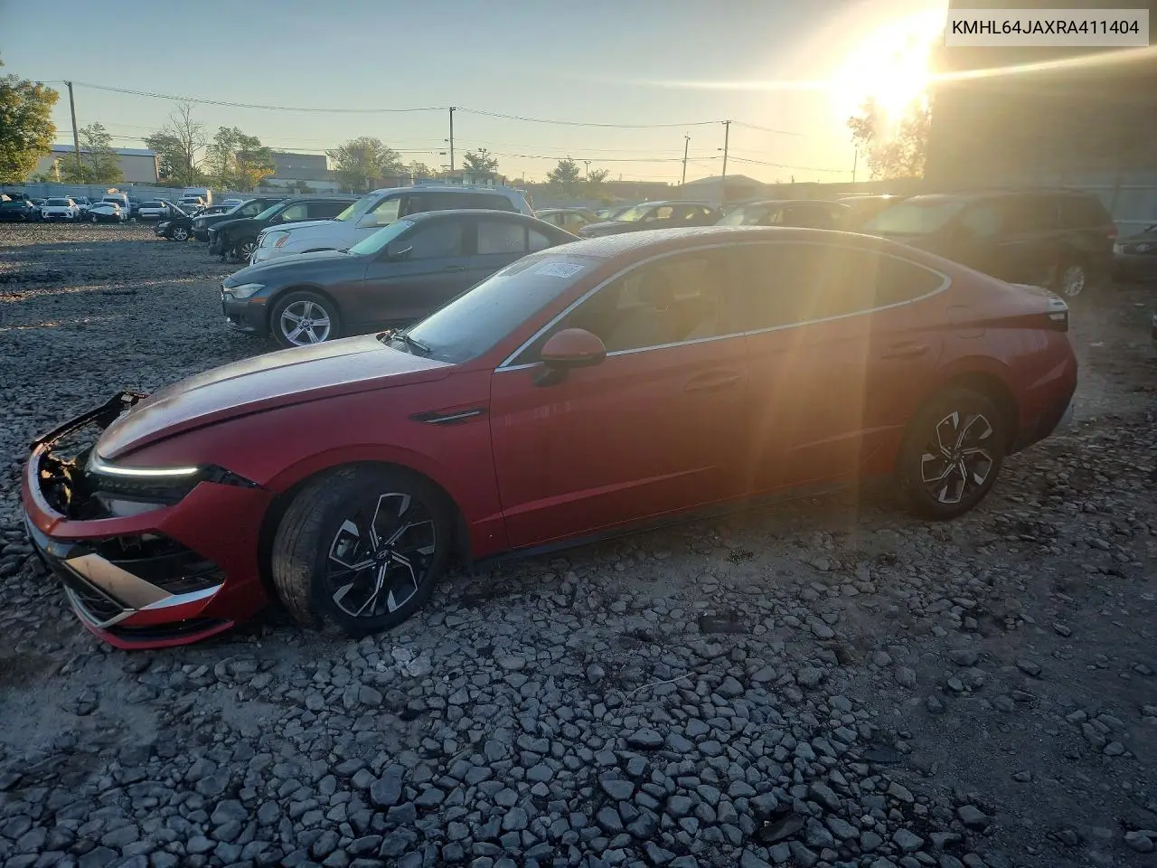 HYUNDAI SONATA 2024, VIN KMHL64JAXRA411404
