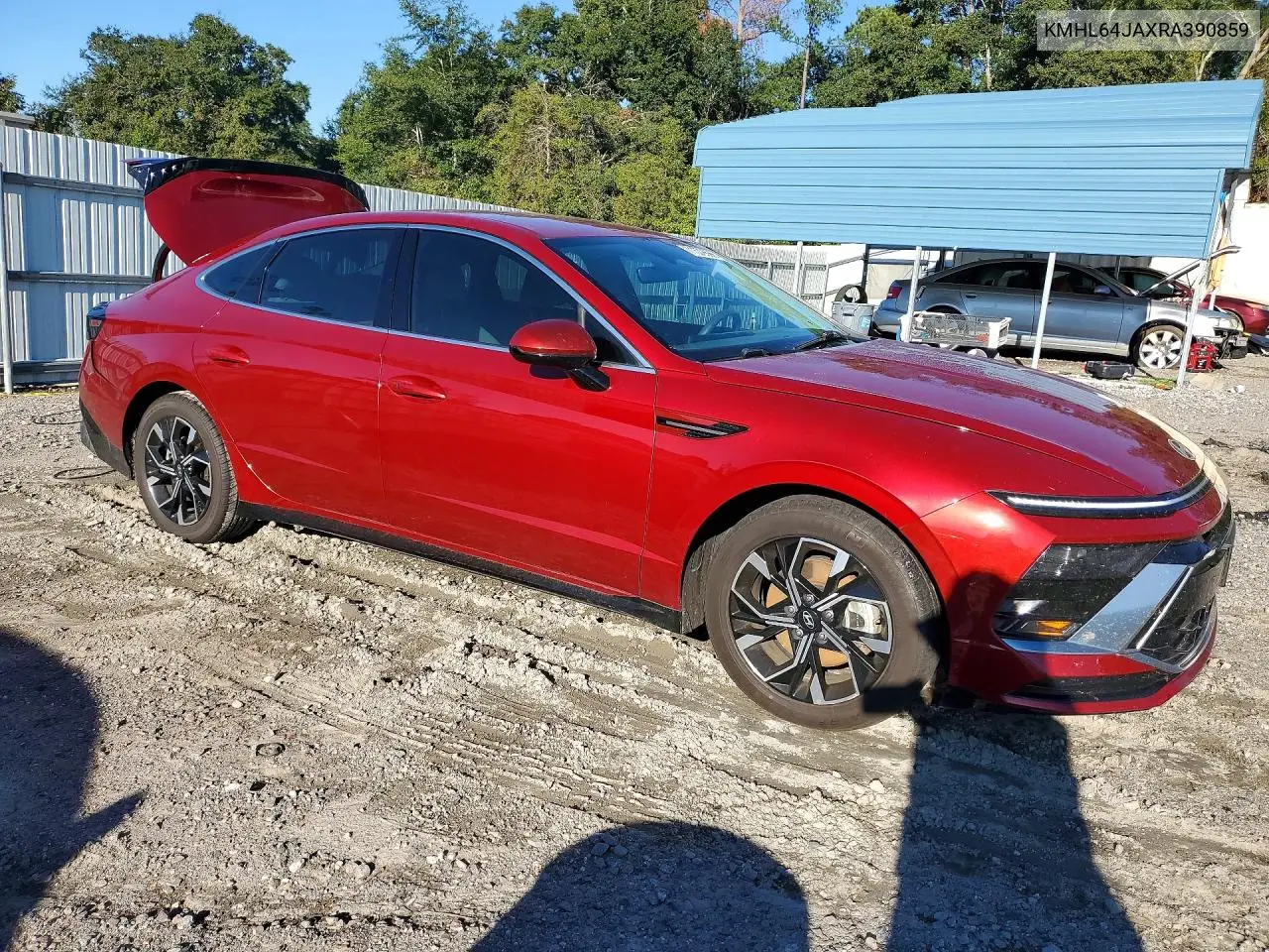 2024 HYUNDAI SONATA VIN KMHL64JAXRA390859 — фото 4