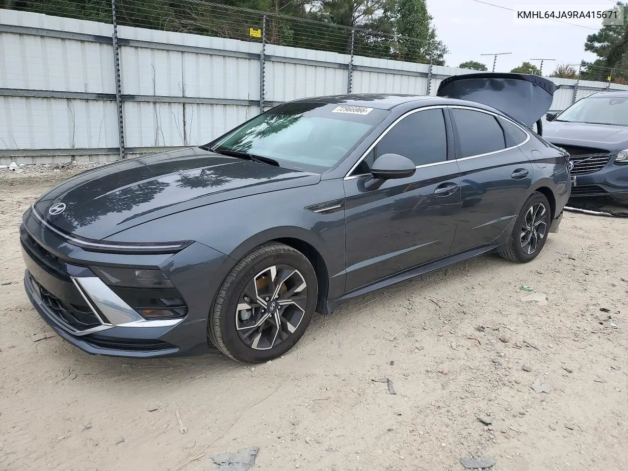 HYUNDAI SONATA 2024, VIN KMHL64JA9RA415671