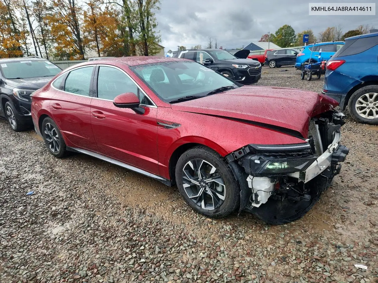 2024 HYUNDAI SONATA VIN KMHL64JA8RA414611 — фото 4