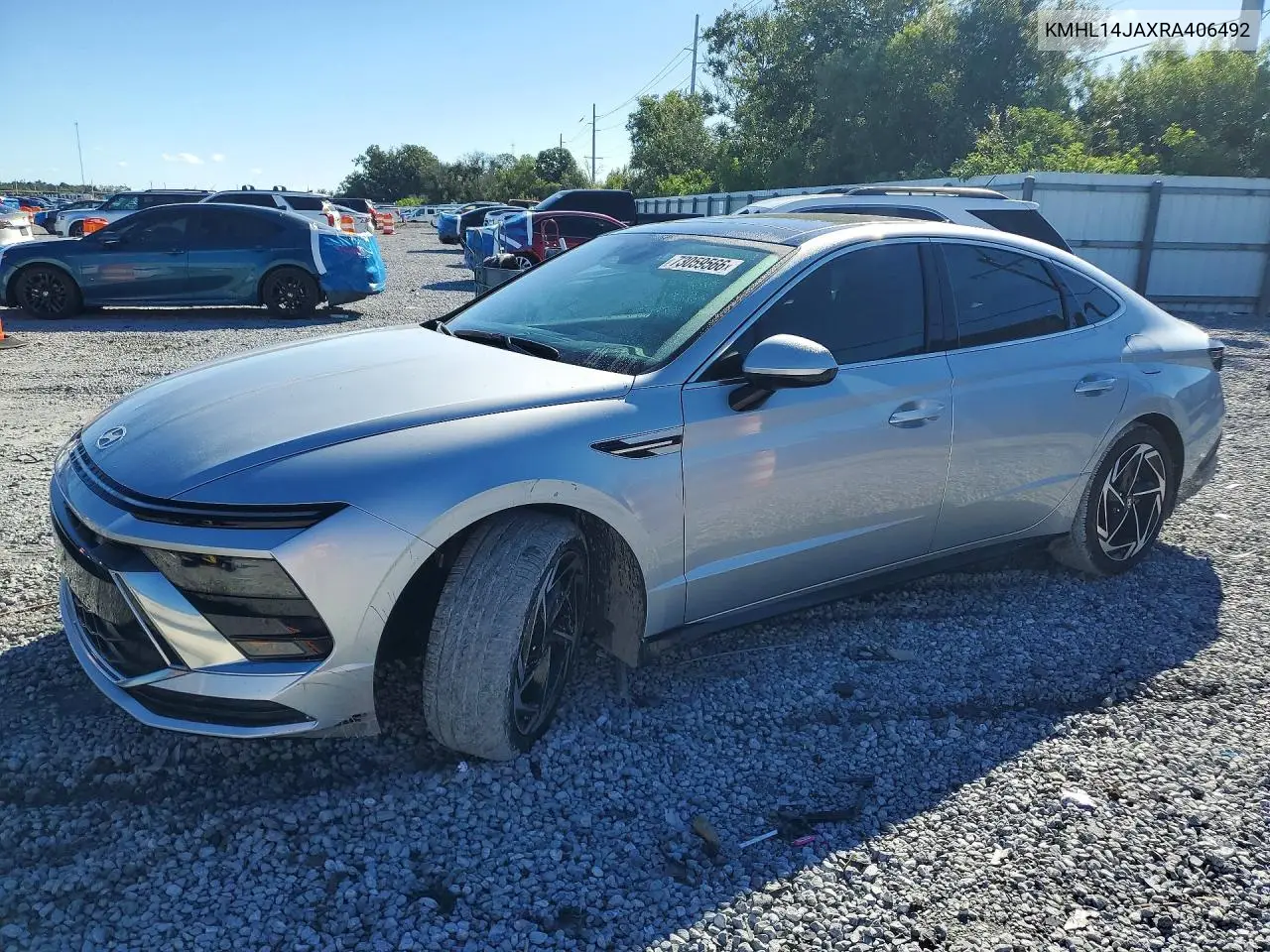 HYUNDAI SONATA 2024, VIN KMHL14JAXRA406492