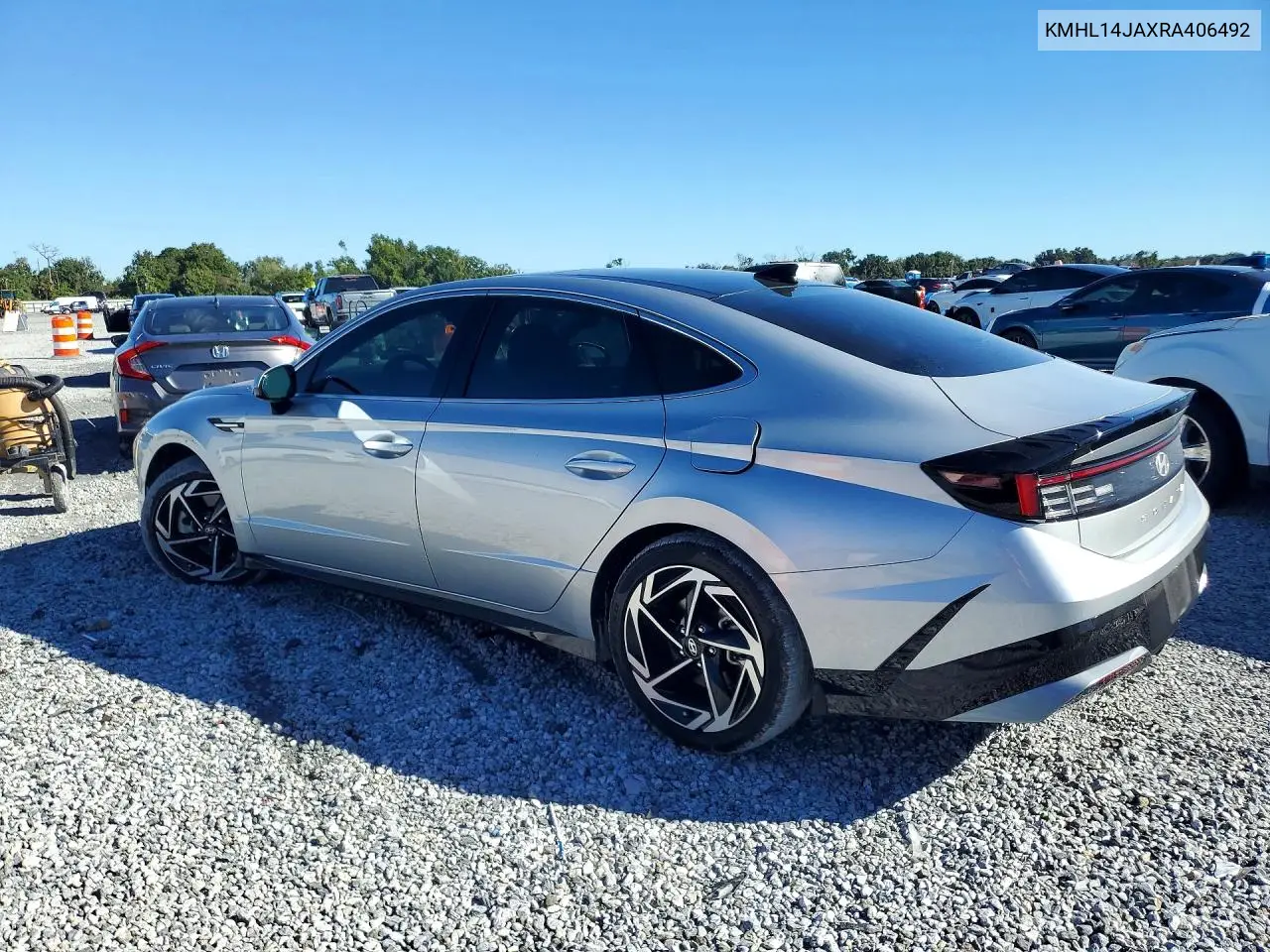 2024 HYUNDAI SONATA VIN KMHL14JAXRA406492 — фото 2
