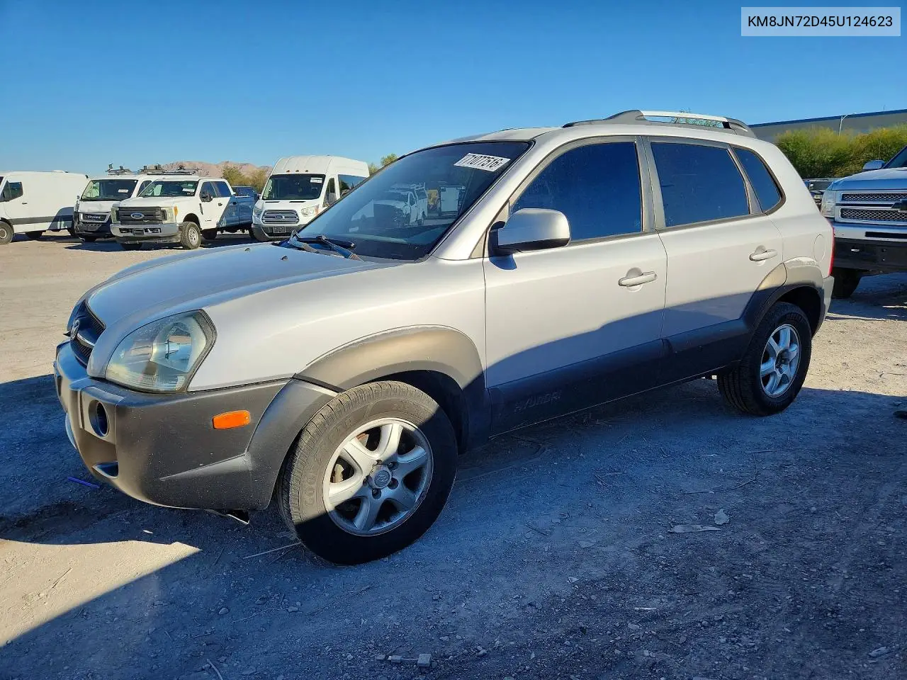 HYUNDAI TUCSON 2005, VIN KM8JN72D45U124623