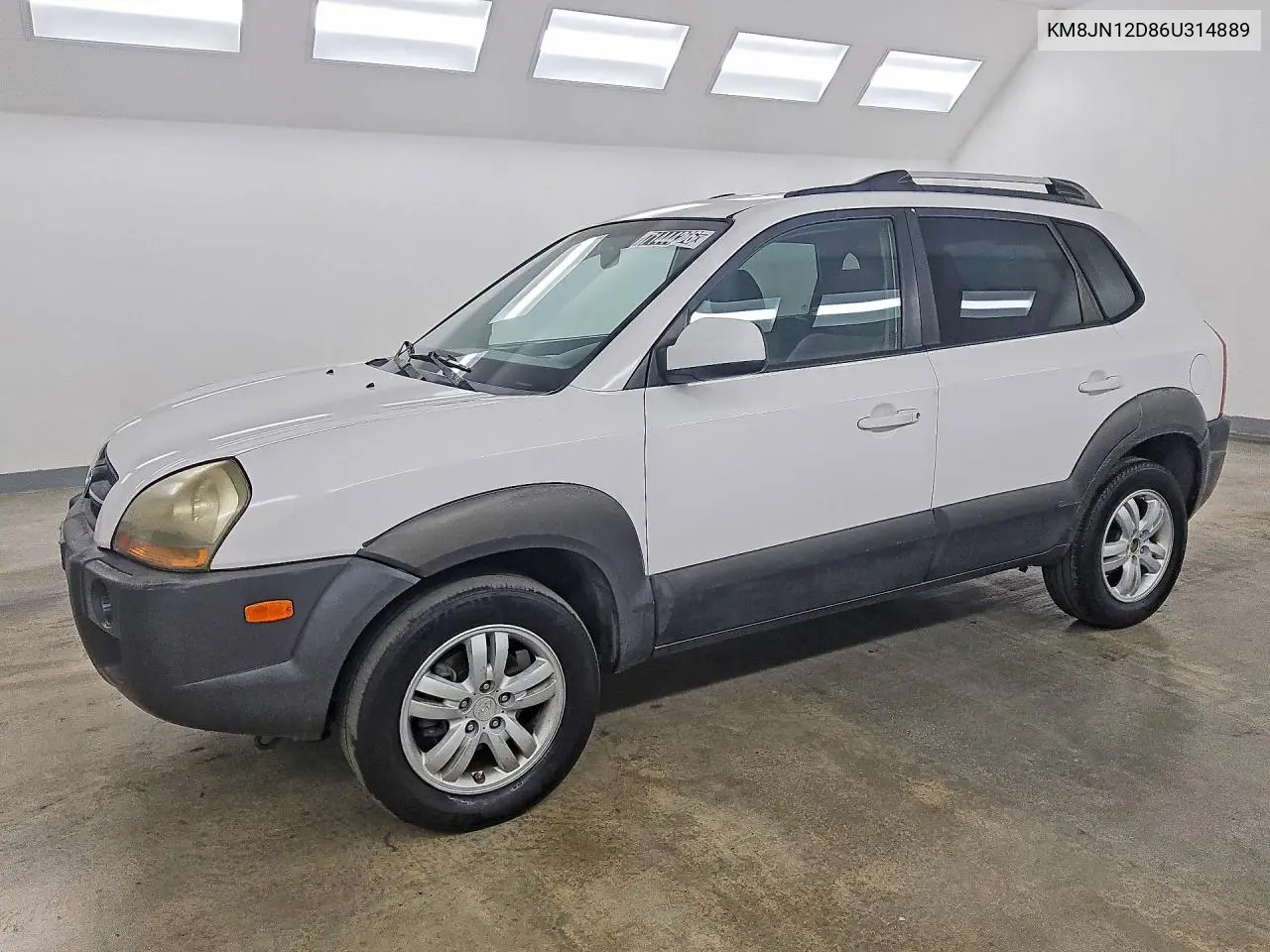 HYUNDAI TUCSON 2006, VIN KM8JN12D86U314889