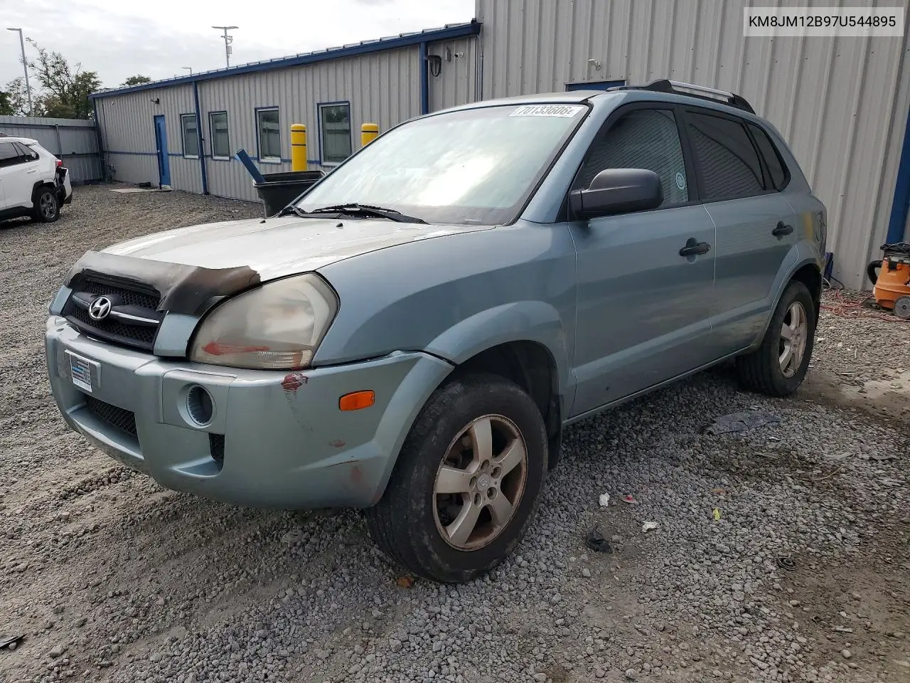 HYUNDAI TUCSON 2007, VIN KM8JM12B97U544895