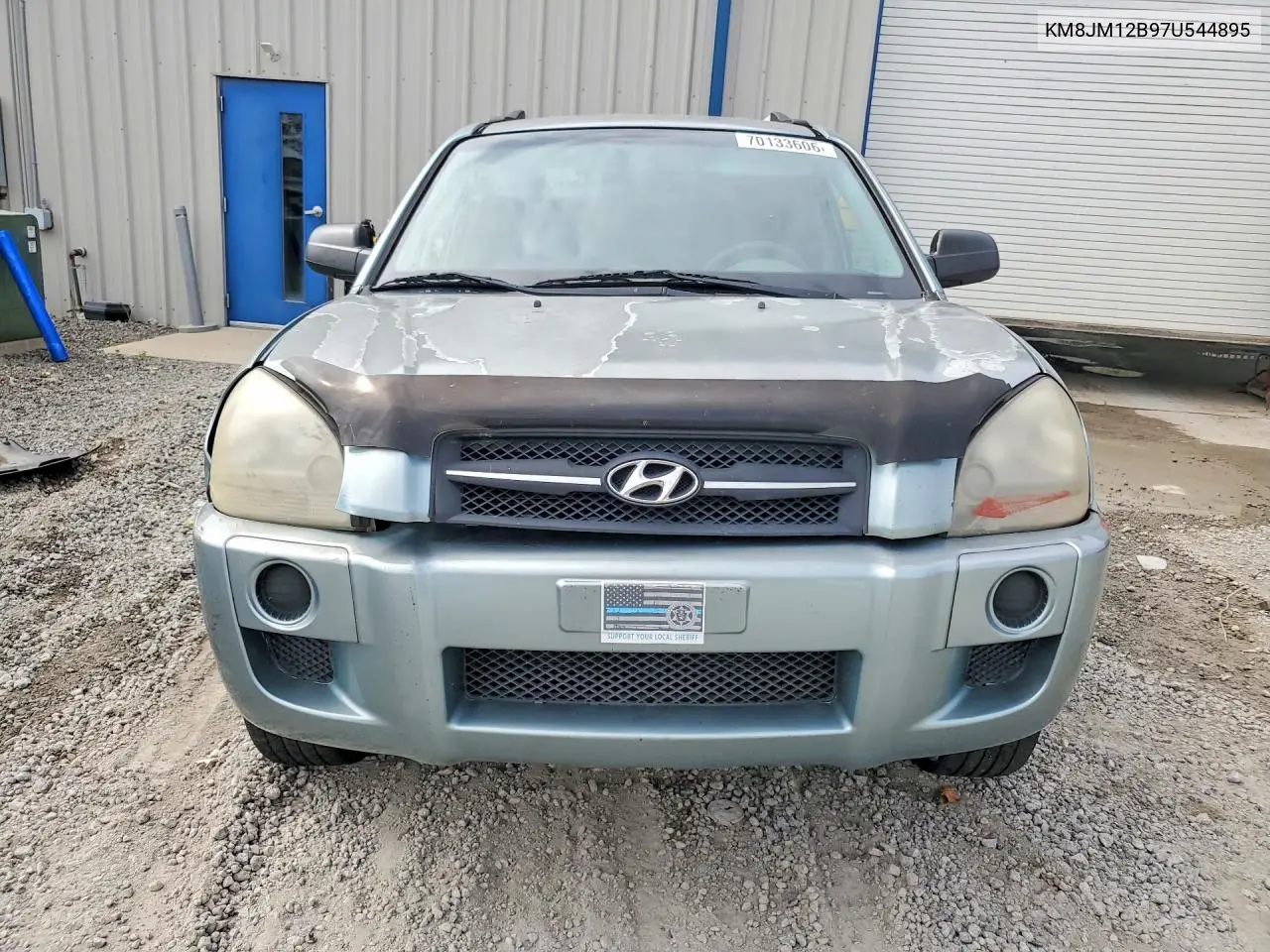 2007 HYUNDAI TUCSON VIN KM8JM12B97U544895 — фото 5
