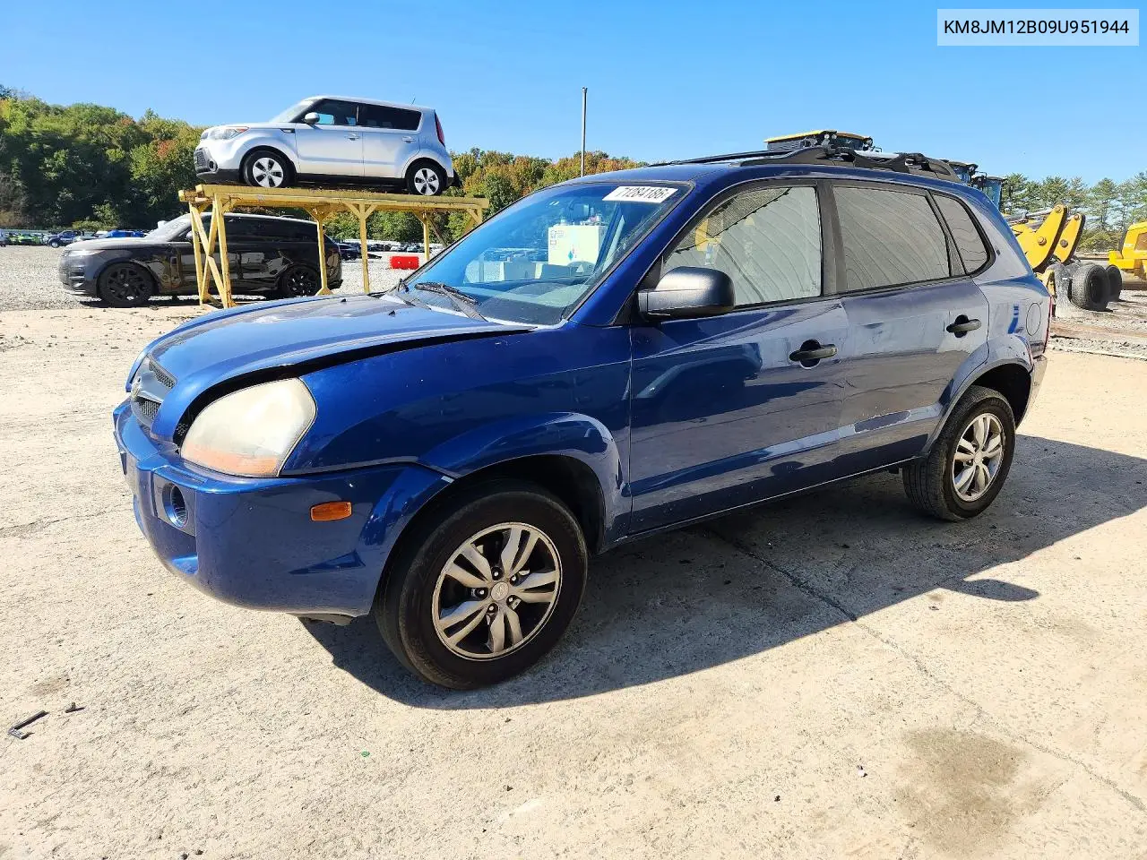 HYUNDAI TUCSON 2009, VIN KM8JM12B09U951944