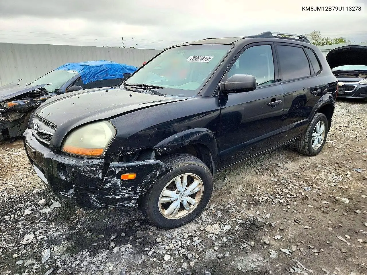 HYUNDAI TUCSON 2009, VIN KM8JM12B79U113278