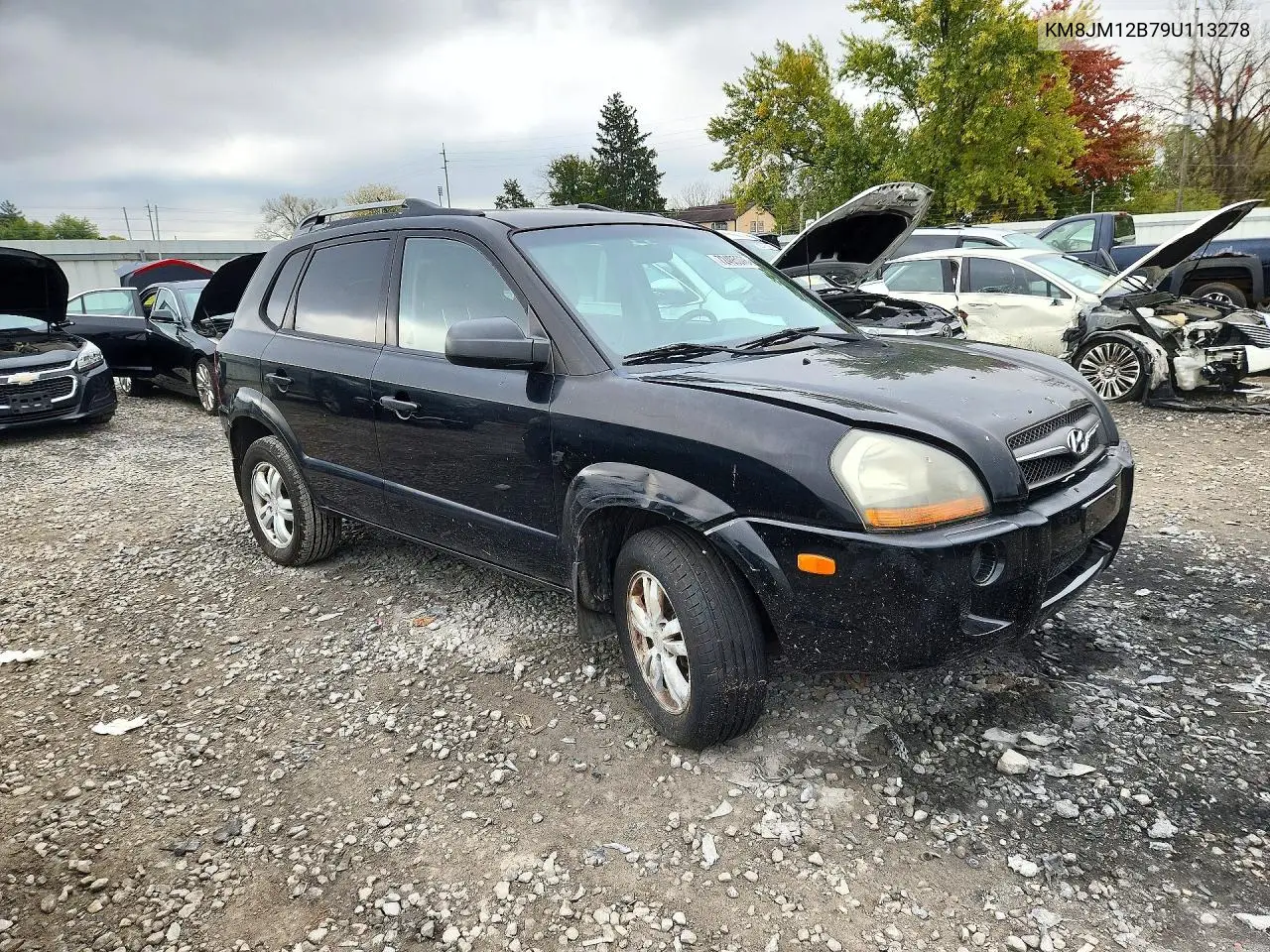 2009 HYUNDAI TUCSON VIN KM8JM12B79U113278 — фото 4