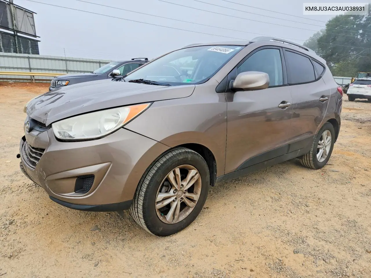 HYUNDAI TUCSON 2010, VIN KM8JU3AC3AU038931