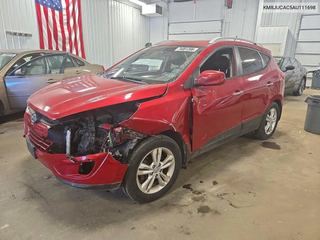 HYUNDAI TUCSON 2010, VIN KM8JUCAC5AU111698