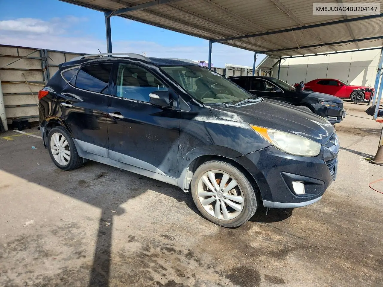 2011 HYUNDAI TUCSON VIN KM8JU3AC4BU204147 — фото 4