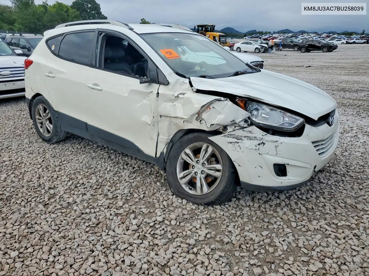 2011 HYUNDAI TUCSON VIN KM8JU3AC7BU258039 — фото 4