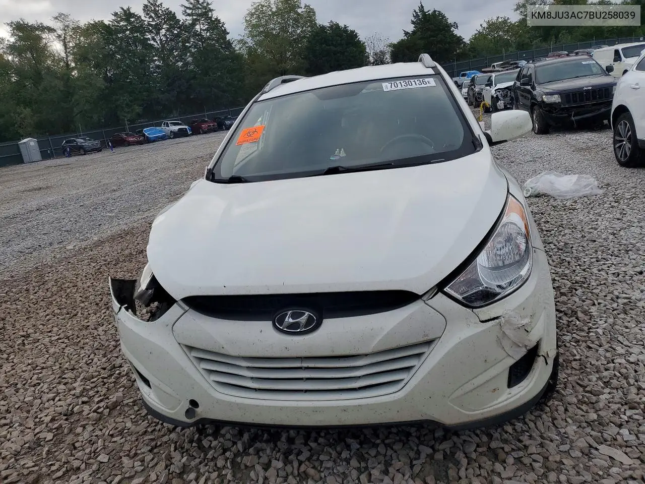 2011 HYUNDAI TUCSON VIN KM8JU3AC7BU258039 — фото 5