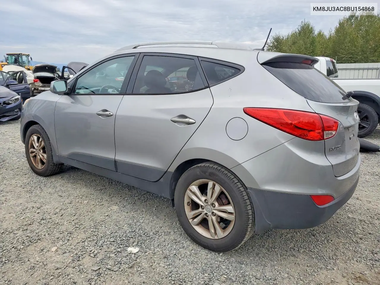 2011 HYUNDAI TUCSON VIN KM8JU3AC8BU154868 — фото 2