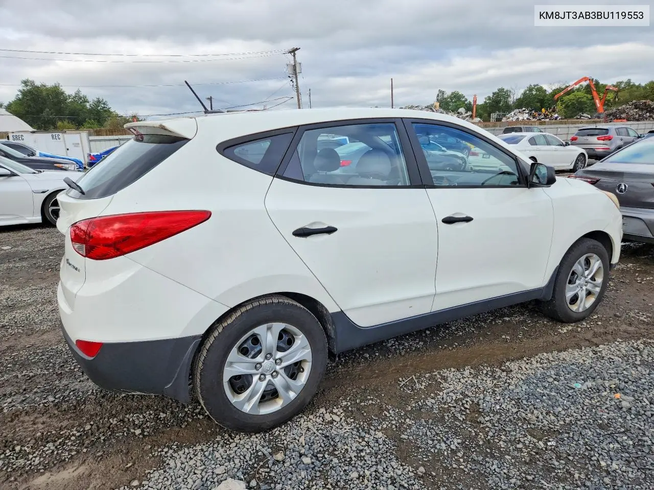 2011 HYUNDAI TUCSON VIN KM8JT3AB3BU119553 — фото 3