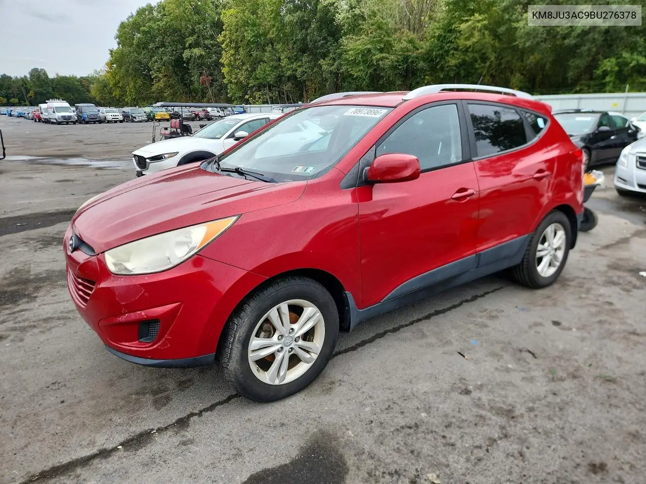 HYUNDAI TUCSON 2011, VIN KM8JU3AC9BU276378