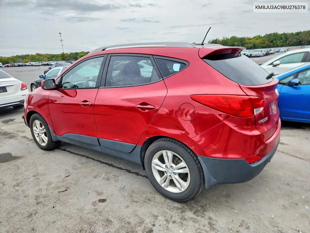 2011 HYUNDAI TUCSON VIN KM8JU3AC9BU276378 — фото 2