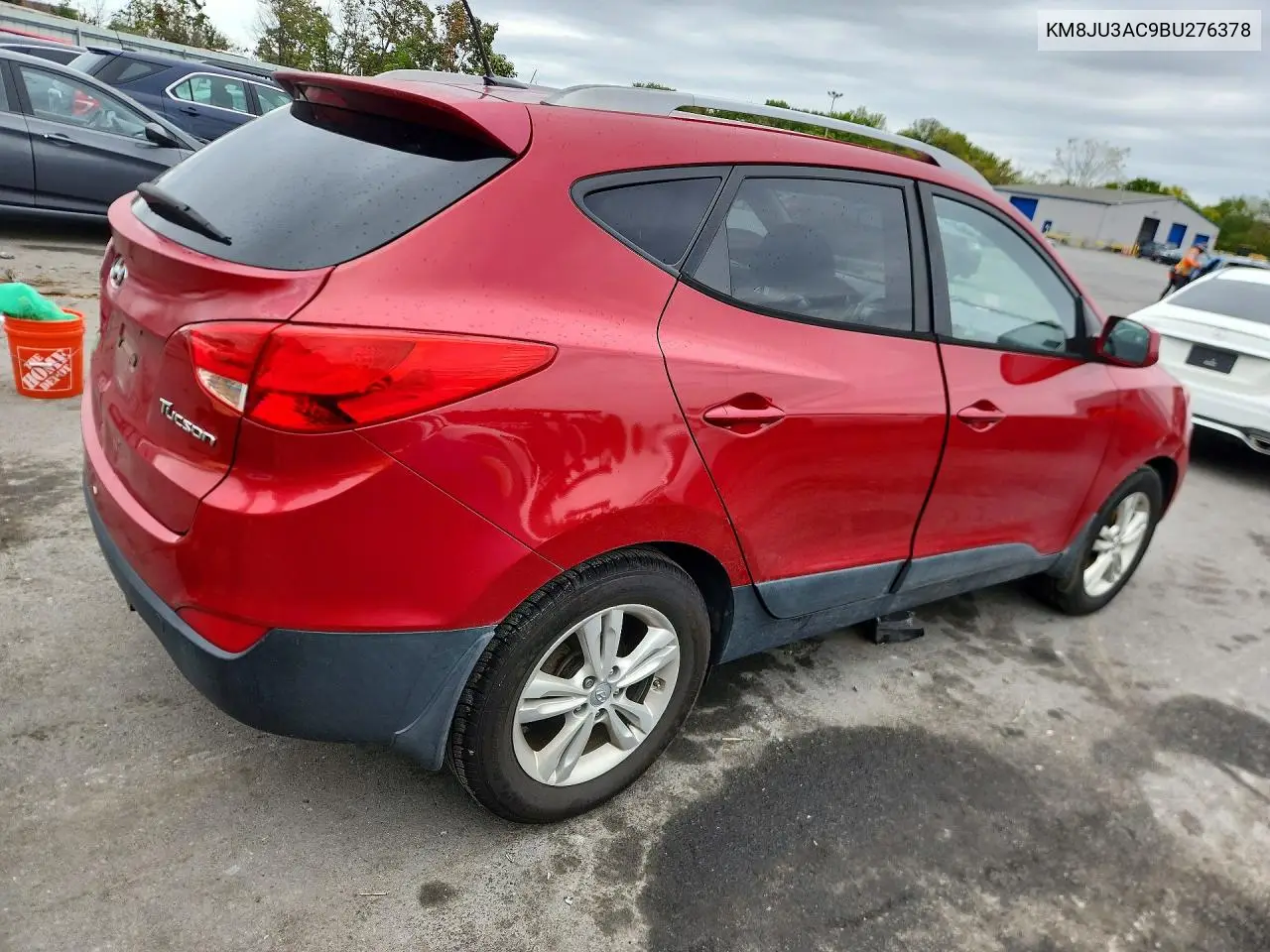 2011 HYUNDAI TUCSON VIN KM8JU3AC9BU276378 — фото 3