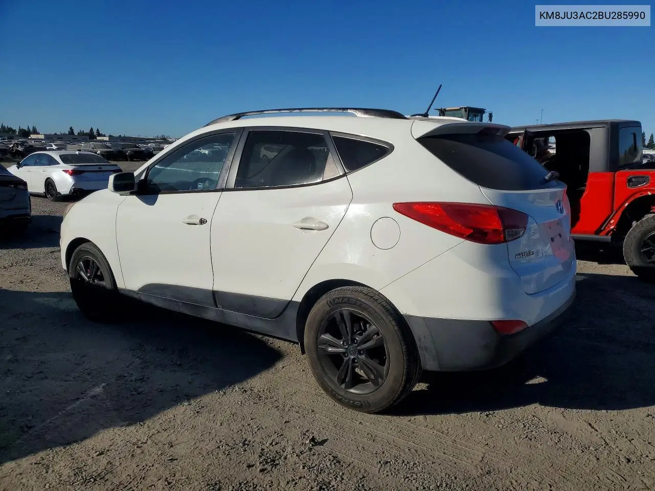 2011 HYUNDAI TUCSON VIN KM8JU3AC2BU285990 — фото 2