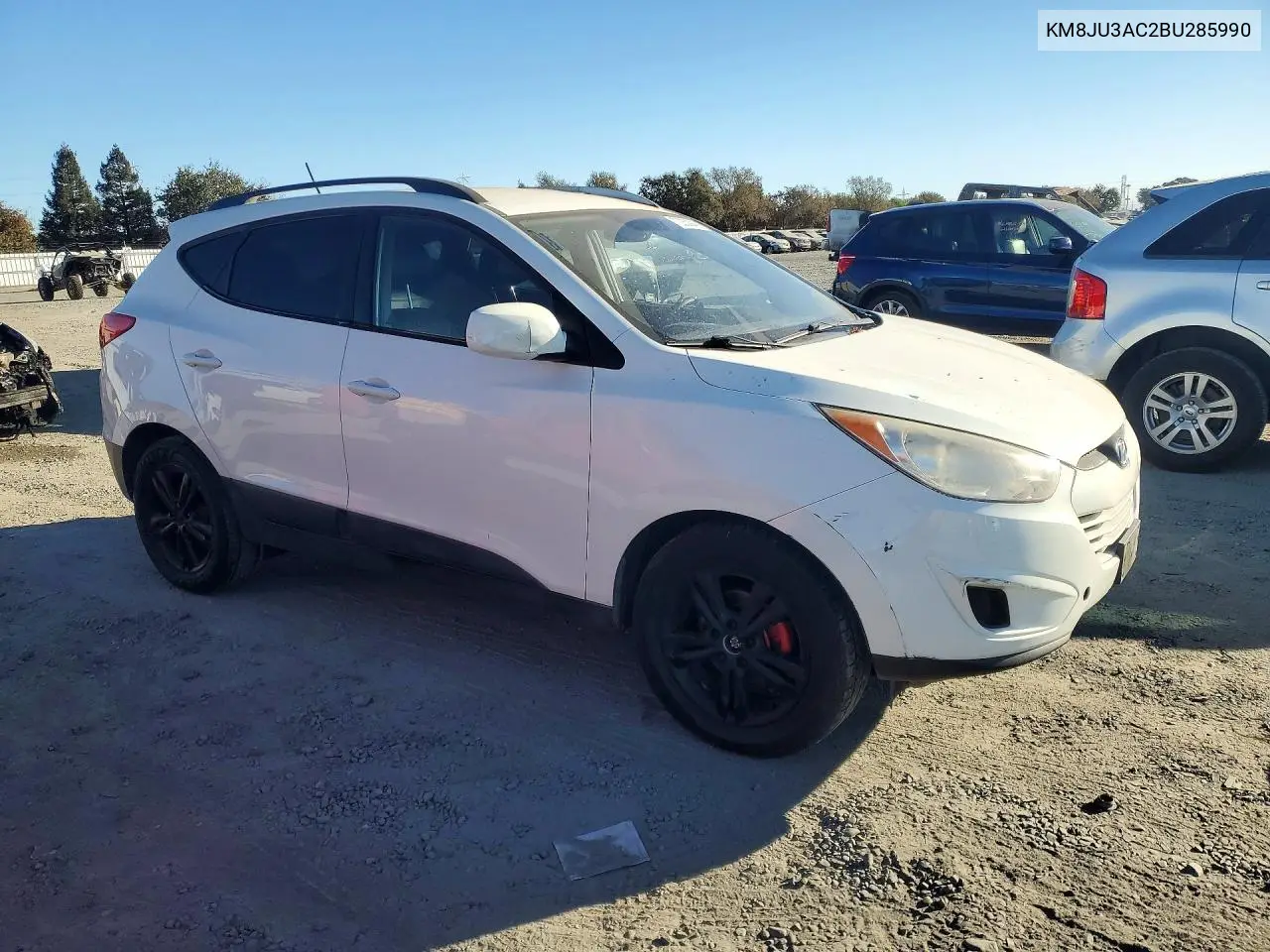 2011 HYUNDAI TUCSON VIN KM8JU3AC2BU285990 — фото 4