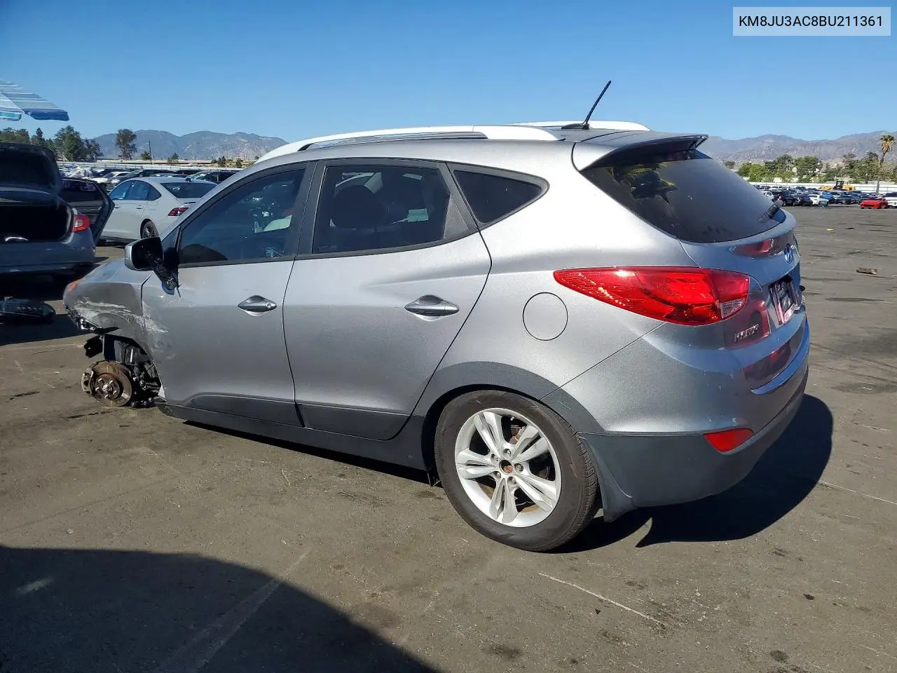 2011 HYUNDAI TUCSON VIN KM8JU3AC8BU211361 — фото 2