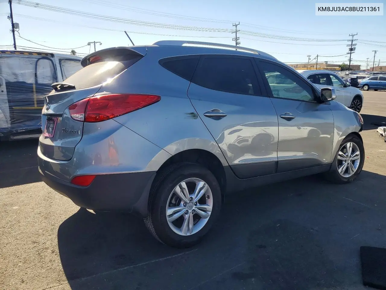 2011 HYUNDAI TUCSON VIN KM8JU3AC8BU211361 — фото 3
