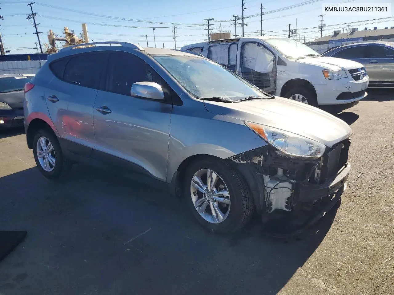 2011 HYUNDAI TUCSON VIN KM8JU3AC8BU211361 — фото 4