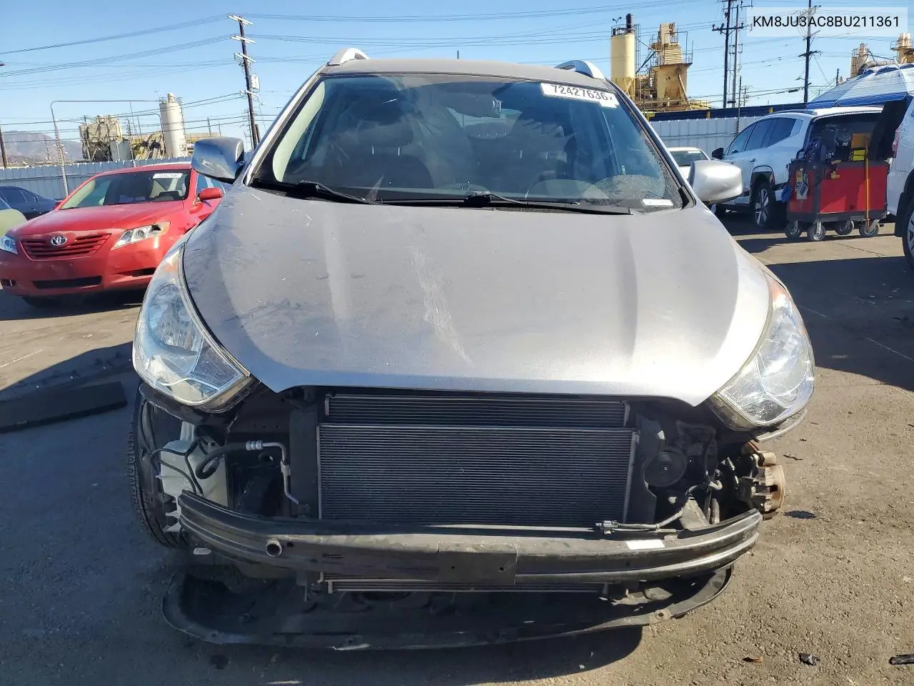 2011 HYUNDAI TUCSON VIN KM8JU3AC8BU211361 — фото 5