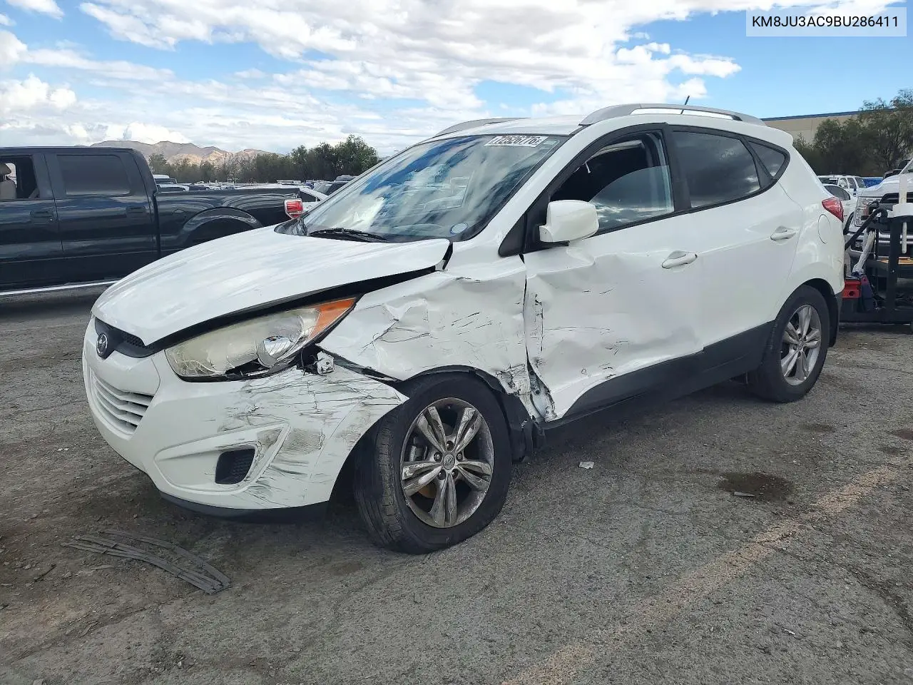 HYUNDAI TUCSON 2011, VIN KM8JU3AC9BU286411
