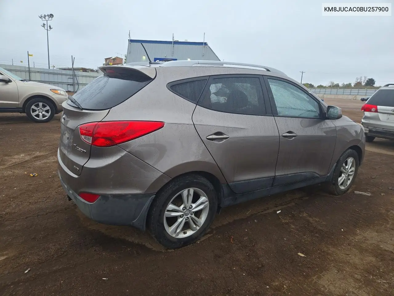 2011 HYUNDAI TUCSON VIN KM8JUCAC0BU257900 — фото 3