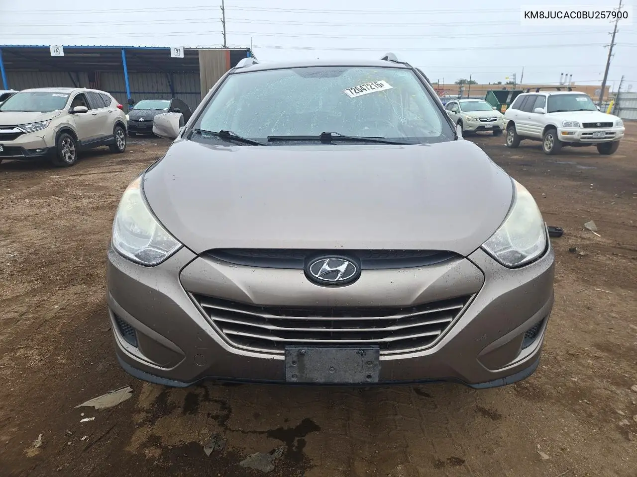 2011 HYUNDAI TUCSON VIN KM8JUCAC0BU257900 — фото 5