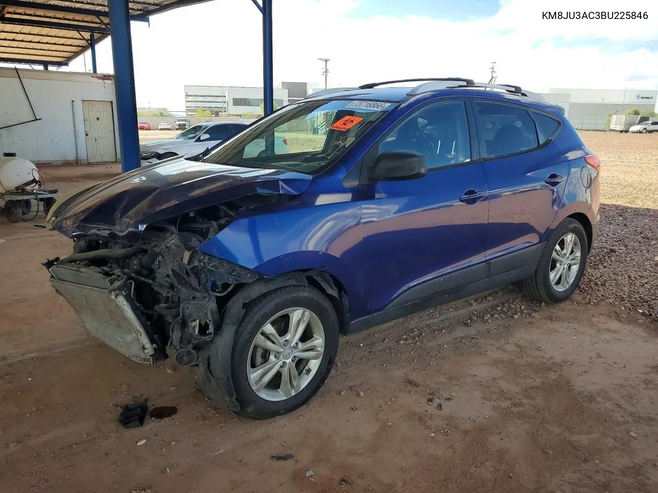 HYUNDAI TUCSON 2011, VIN KM8JU3AC3BU225846