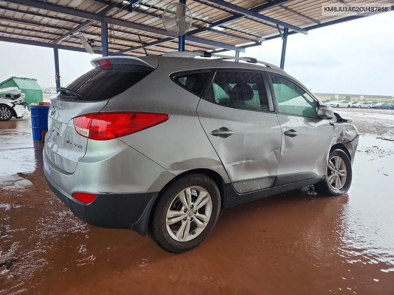 2012 HYUNDAI TUCSON VIN KM8JU3AC2CU487858 — фото 3