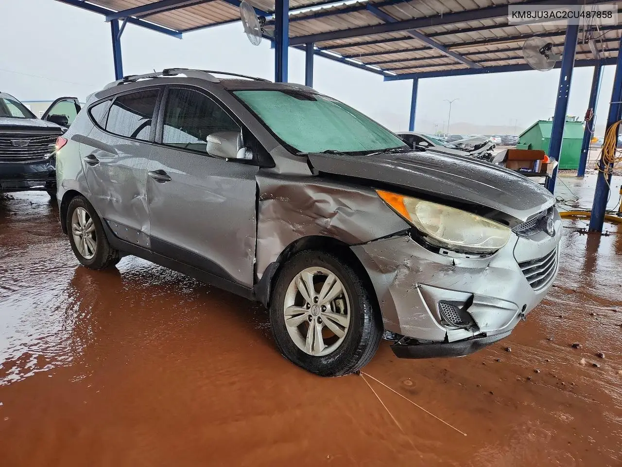 2012 HYUNDAI TUCSON VIN KM8JU3AC2CU487858 — фото 4