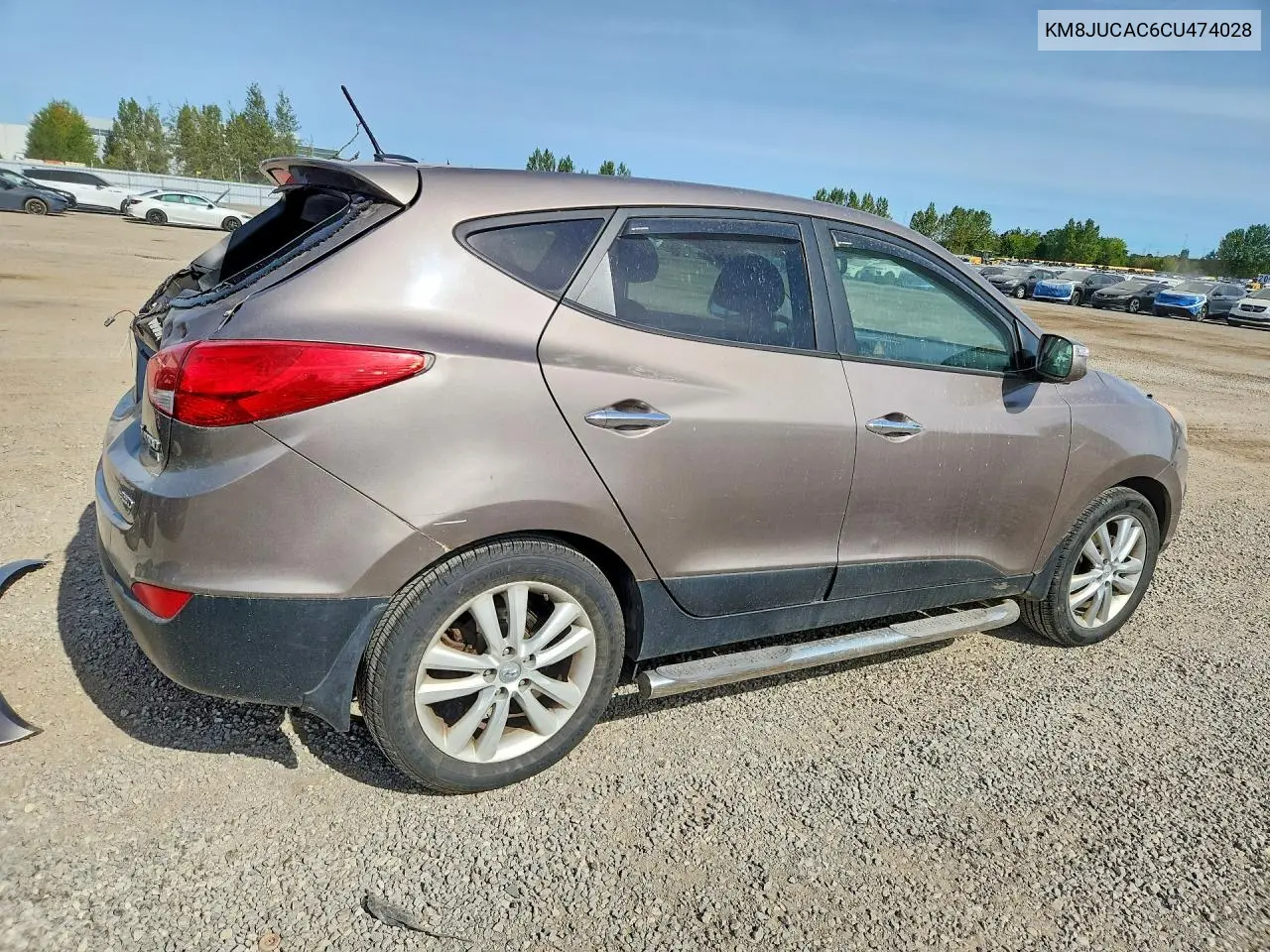 2012 HYUNDAI TUCSON VIN KM8JUCAC6CU474028 — фото 3