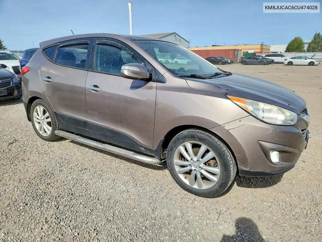 2012 HYUNDAI TUCSON VIN KM8JUCAC6CU474028 — фото 4