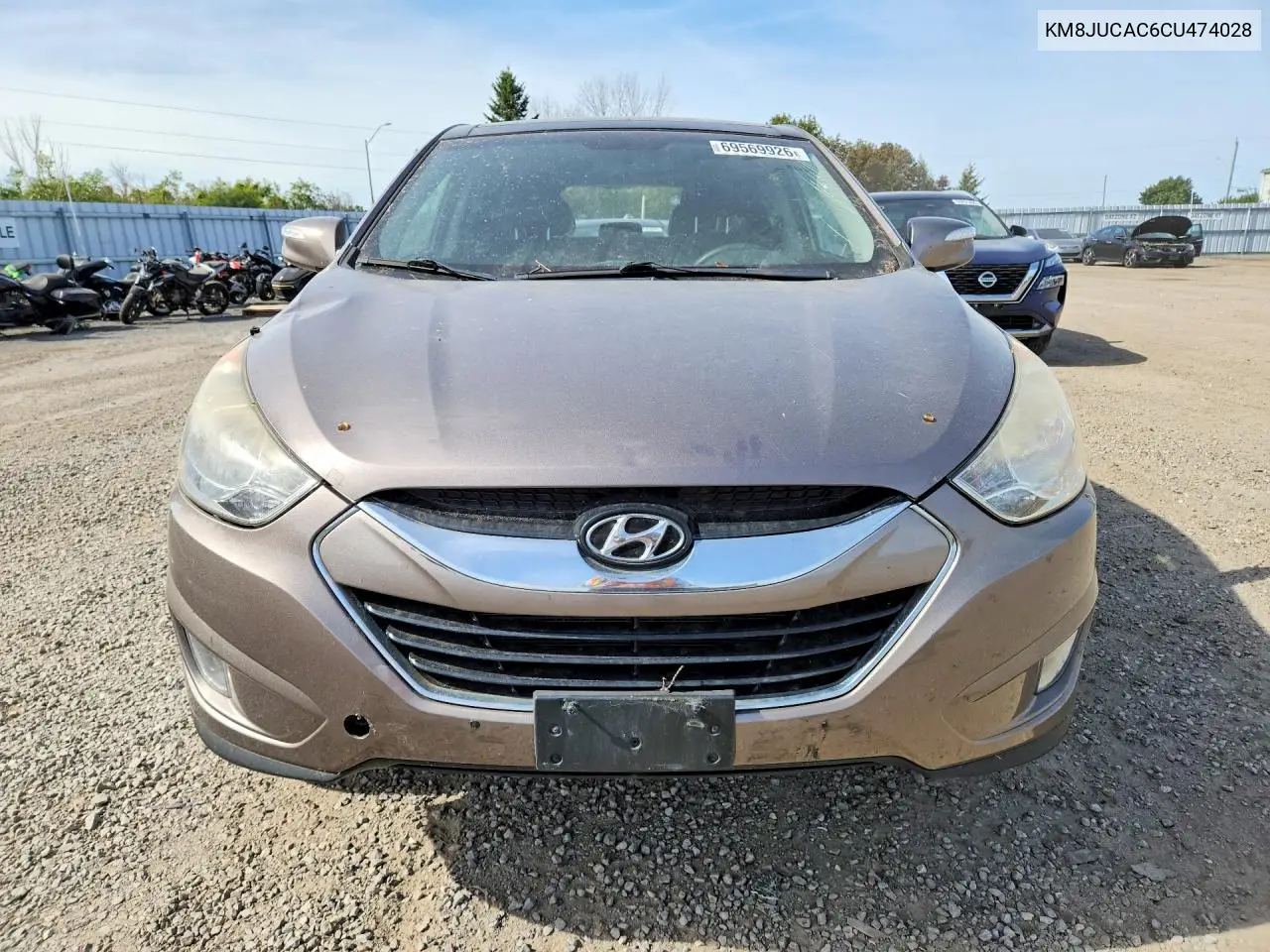 2012 HYUNDAI TUCSON VIN KM8JUCAC6CU474028 — фото 5